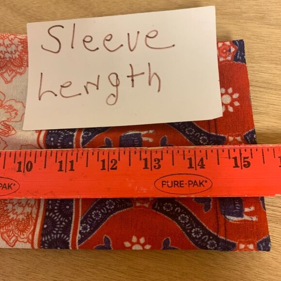 Nally & Millie reversible dress SZ L shift Pullon style unique print made in USA - Picture 6 of 11